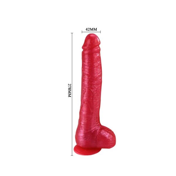 Baile Dildo con Ventosa color Rosa - Imagen 2