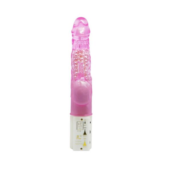 Baile Vibrador Transparente Color Rosa - Imagen 2