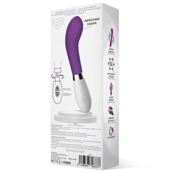 Benty Vibrador Silicona Púrpura - Imagen 3