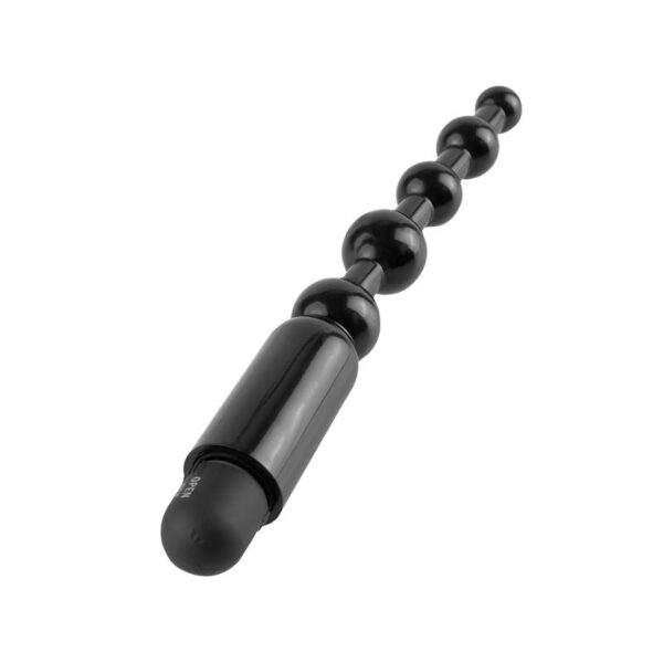 Cadena Anal Power Beads para Principiantes - Color Negro - Imagen 2