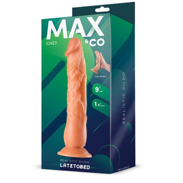 Chet Dildo Realista Natural 9 - 23 cm - Imagen 2