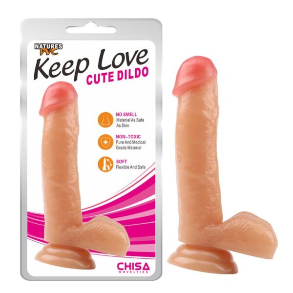 Dildo Cute 17.8 x 4 cm Natural - Imagen 2