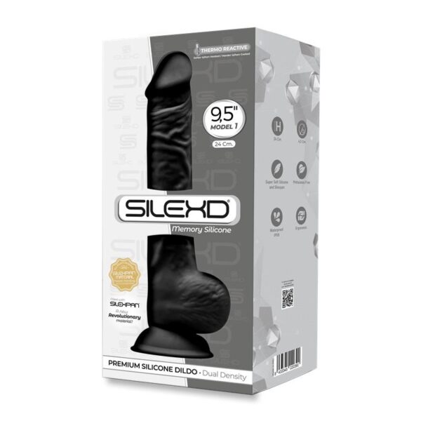 Dildo Dual Density Mod. 3 - 9.5 Negro