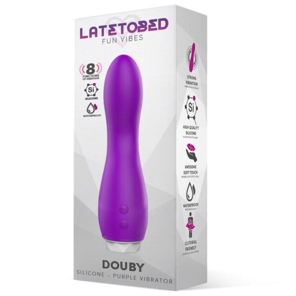 Douby Vibrador Silicona Púrpura - Imagen 2