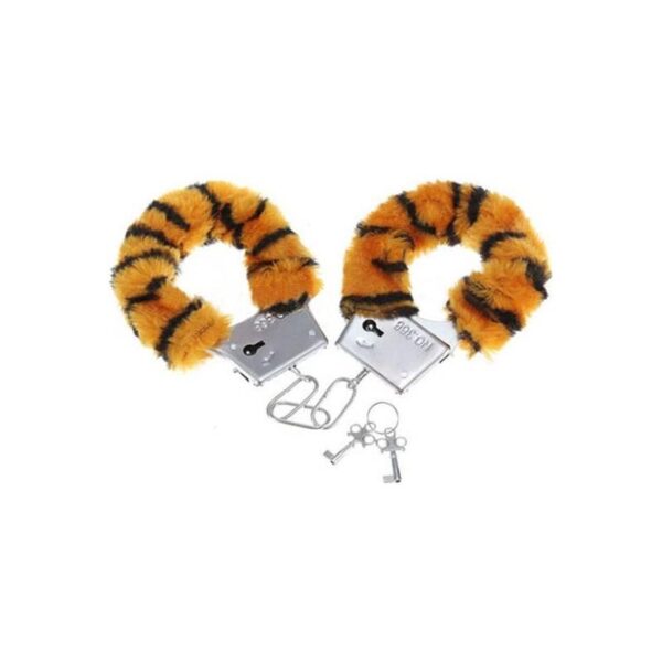 Esposas para Muecas Forradas de Peluche Tigre