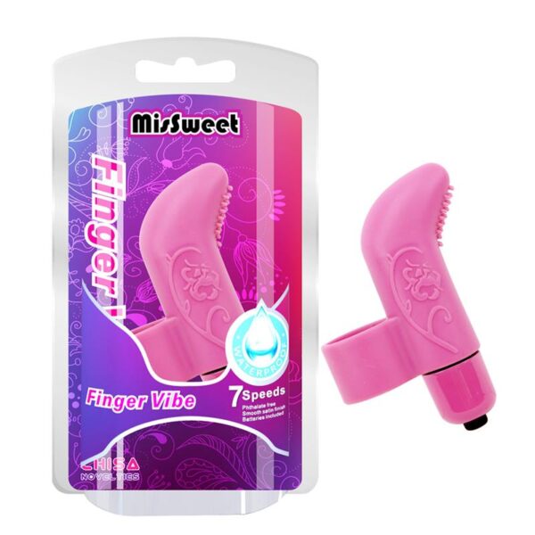 Estimulador MisSweet Silicona 7.6 cm x 2.2 cm Rosa - Imagen 3