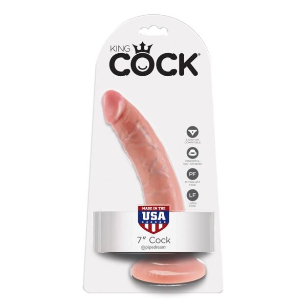 King Cock Pene de 7 - Color Natural - Imagen 2