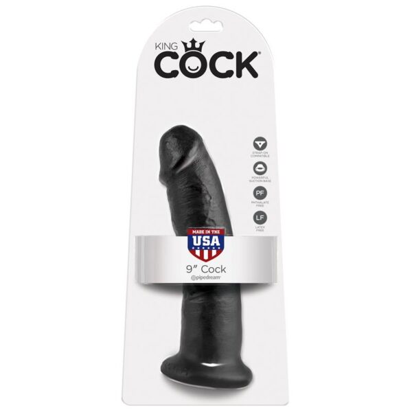 King Cock Pene de 9 - Color Negro - Imagen 2