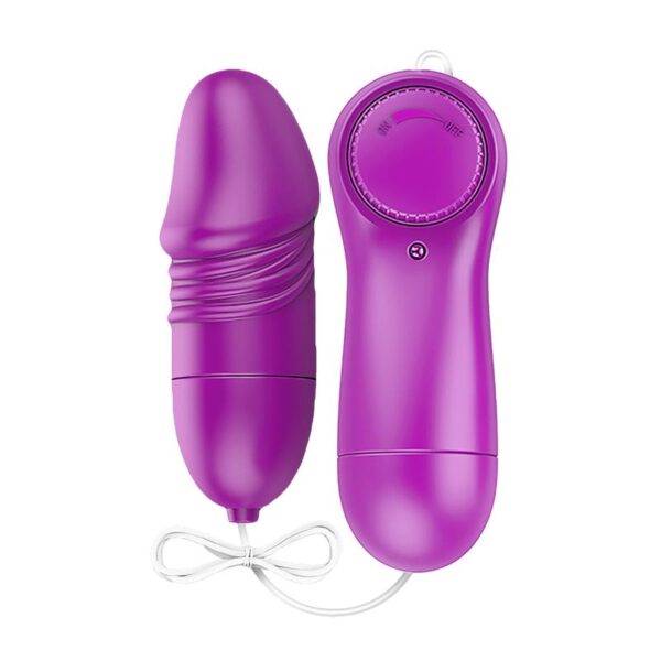 Laary Huevo Vibrador Multi Velocidad Control Remoto Púrpur - Imagen 2