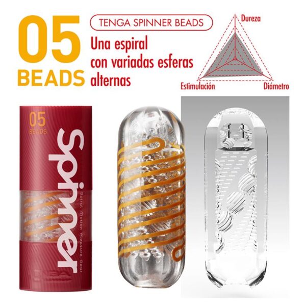 Masturbador Masculino Sprinner 05 Beads - Imagen 2