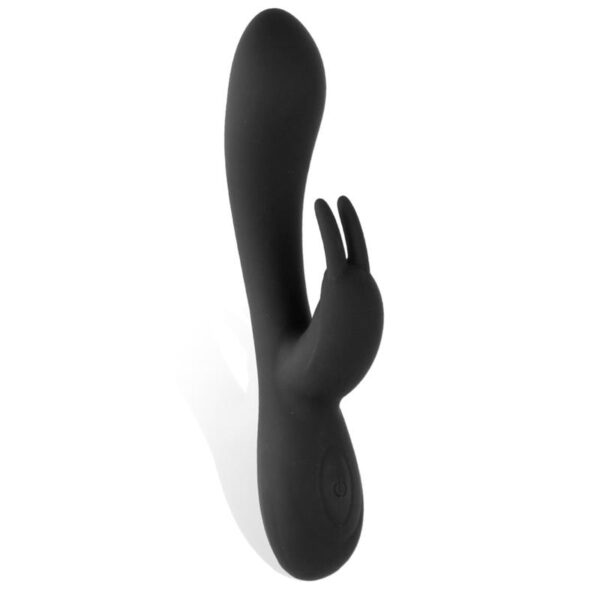 Noir Vibrador Silicona Lìquida Inyectada 2 Motores USB - Imagen 2