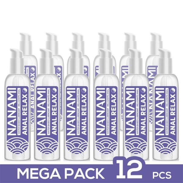 Pack 12 Lubricante Anal Relajante Extra Dilatación Base Agua 150 ml