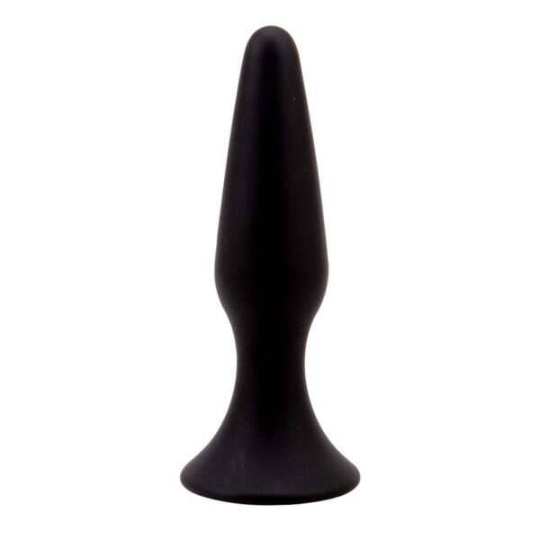 Plug Anal 12.5 x 3.1 cm Silicona Negro - Imagen 2