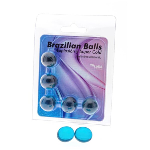 Set 5 Brazilian Balls Gel Excitante Efecto Frìo