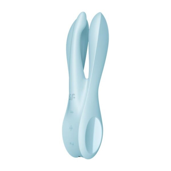 Vibrador Threesome 1 Light Azul - Imagen 2