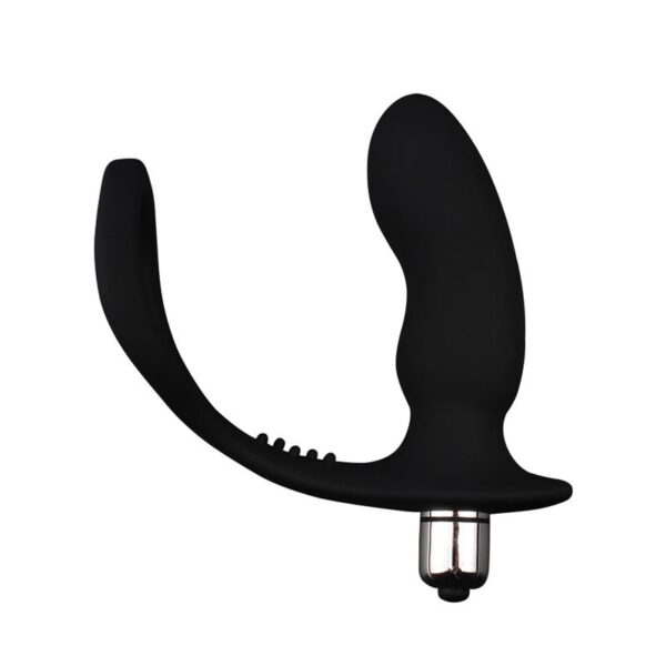 Anillo para el Pene con Plug Anal Negro - Imagen 4