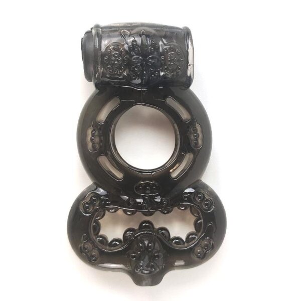 Anillo para el Pene con Vibración Negro - Imagen 6