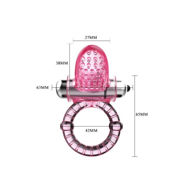 Anillo Vibrador Sweet Rosa - Imagen 3