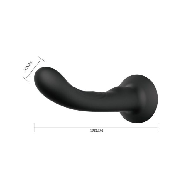 Arnés con Dildo de Silicona Negro - Imagen 6