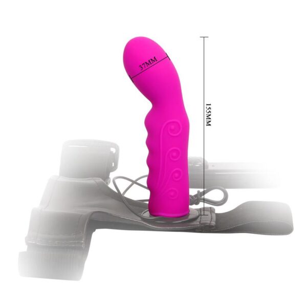 Arnés con Dildo Púrpura 15.5 cm - Imagen 7