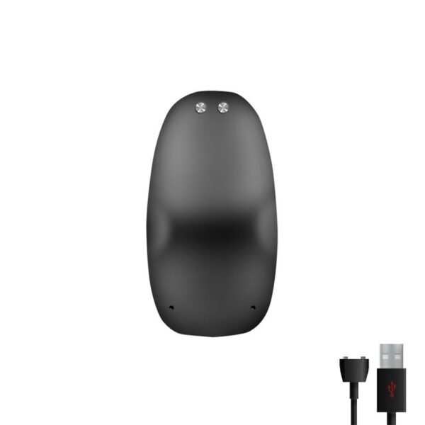 Asher Plug Anal con Control Remoto USB Magnético Negro - Imagen 5