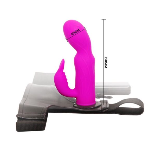 Baile Arnés con Dildo Púrpura 15 cm - Imagen 6