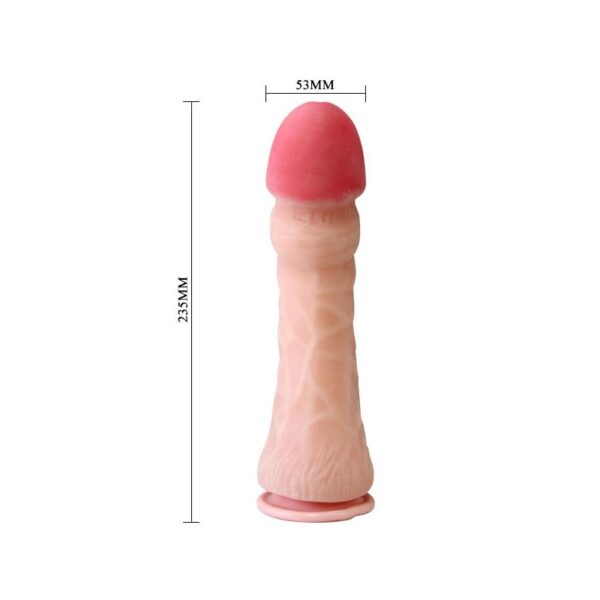 Baile Dildo con Ventosa Color Natural 23.5 cm - Imagen 4