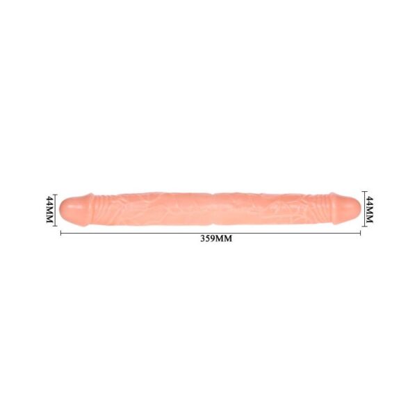 Baile Dildo Doble Color Natural - Imagen 5