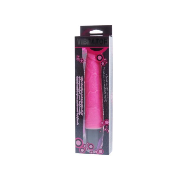 Baile Vibrador Realista Rosa - Imagen 7