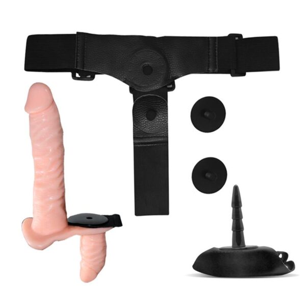 Batek Arnés con Dildo Doble Desmontable, Punto G y Vibración Control Remoto - Imagen 4