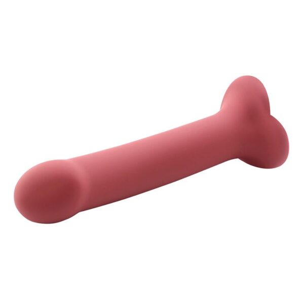 Bouncy Dildo Silicona Lìquida Hiper Flexible 7 - 18 cm Talla M Burgundy - Imagen 4