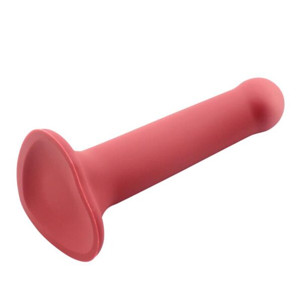 Bouncy Dildo Silicona Lìquida Hiper Flexible 7 - 18 cm Talla M Burgundy - Imagen 5