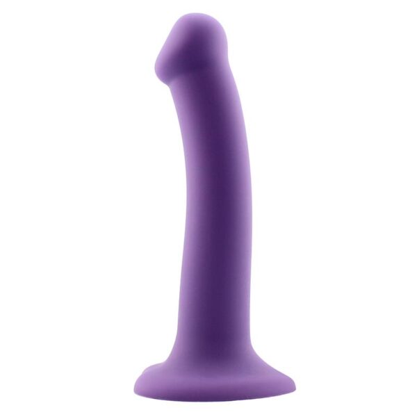 Bouncy Dildo Silicona Lìquida Hiper Flexible 7 - 18 cm Talla M Púrpura - Imagen 3