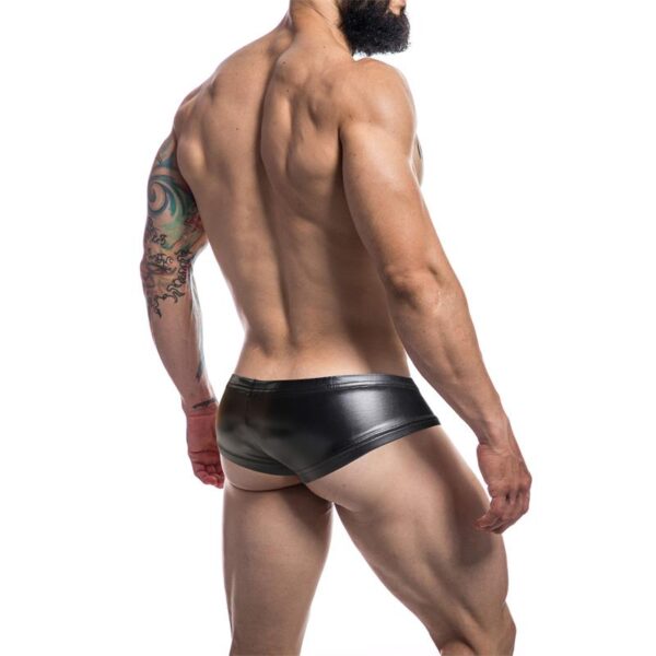 C4M10 Boxers Tipo Shorts Leatherette Negro - Imagen 2