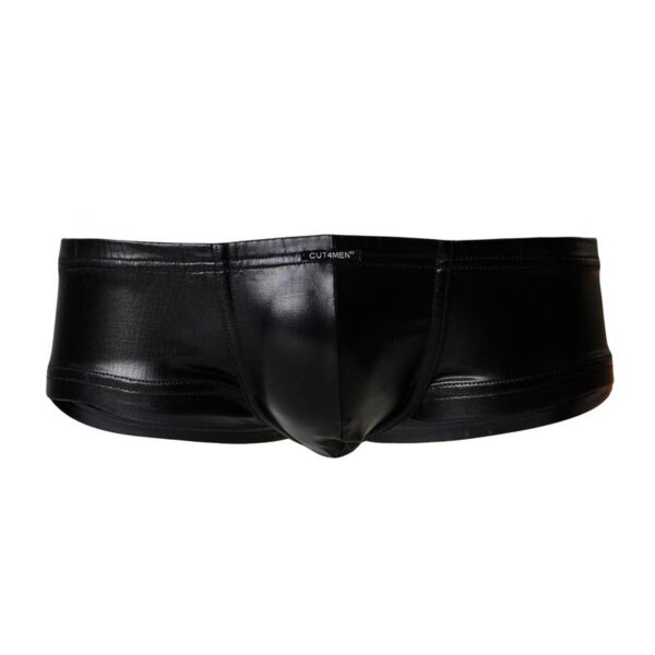 C4M10 Boxers Tipo Shorts Leatherette Negro - Imagen 3