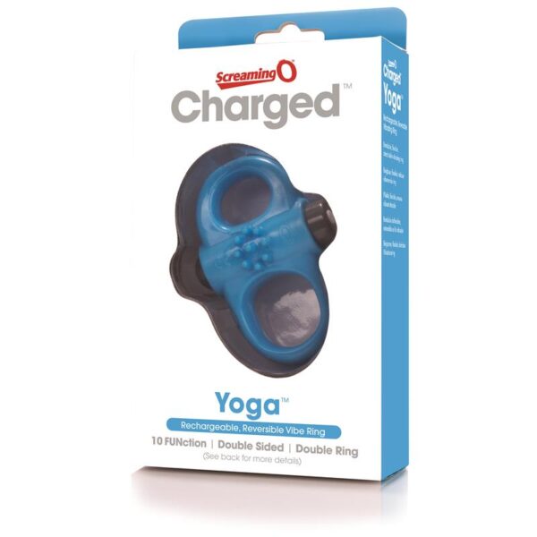 Charged Anillo Vibrador Yoga - Azul - Imagen 7