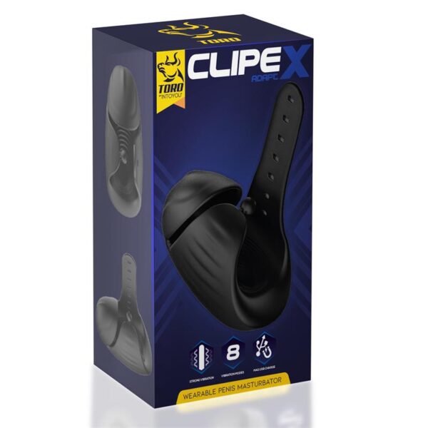 Clipex Masturbador Masculino Ajustable con Sistema de Clip Silicona Premium USB Magnético - Imagen 5