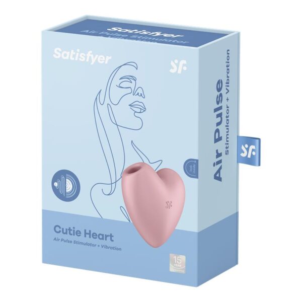 Cutie Heart Succionador de Clìtoris y Vibración Rosa - Imagen 7