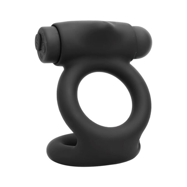 Denver Anillo Doble con Bala Vibradora USB Silicona Negro - Imagen 6