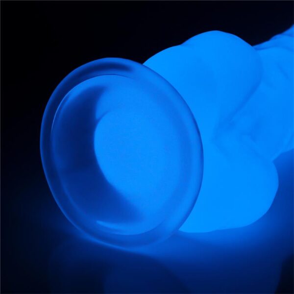 Dildo 8.5 Lumino Luz Azul - Imagen 7