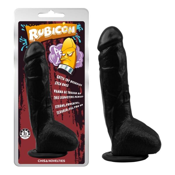 Dildo Brunet Trick 23 x 4.3 cm Negro - Imagen 2