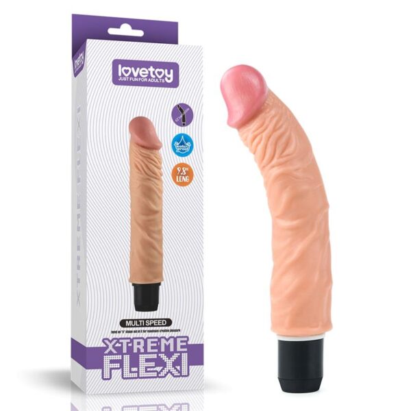 Dildo Flexi 9.5 con Vibración Natural - Imagen 6