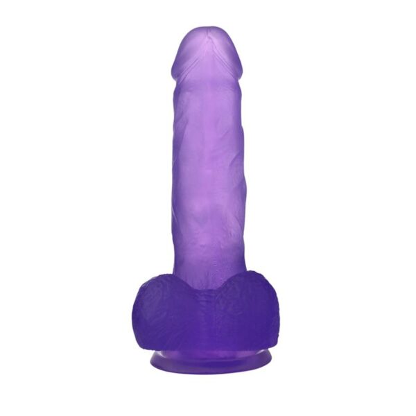 Dildo Jelly Studs 7 Púrpura - Imagen 4