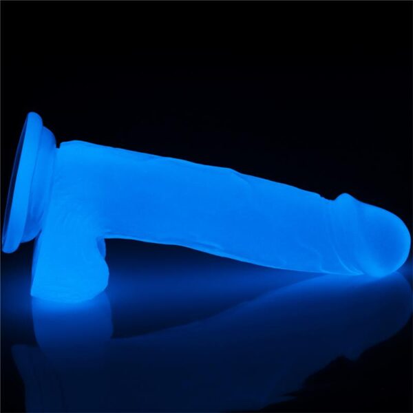 Dildo Lumino 7.5 Luz Azul - Imagen 6