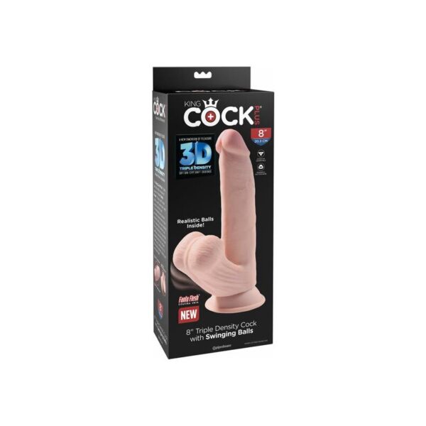 Dildo Triple Densidad Testiculos Oscilantes 8 - Imagen 6