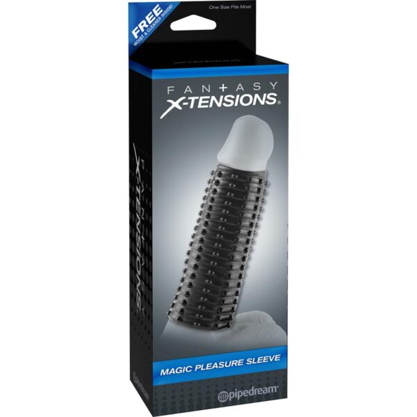 Fantasy X-tensions  Funda de Pene Placer Mgico - Color Negro - Imagen 4