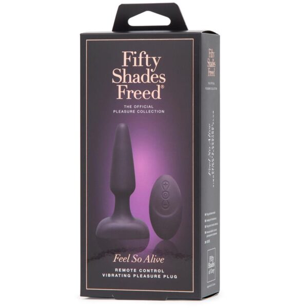 Feel So Alive Plug Anal con Vibrador Control Remoto Recargable USB - Imagen 7