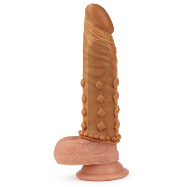 Funda para el Pene Add 2 Pleasure X Tender Marrn - Imagen 4