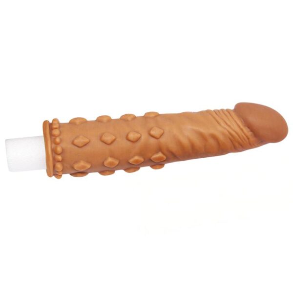 Funda para el Pene Add 2 Pleasure X Tender Marrn - Imagen 2