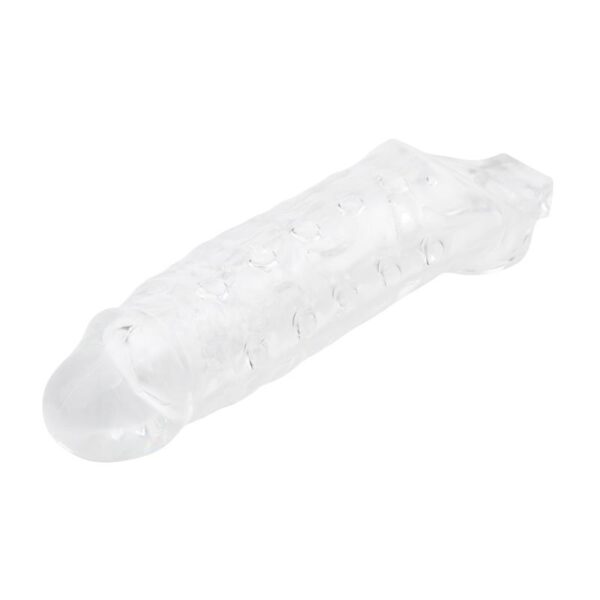 Funda para el Pene con Sujeción para Testìculos Mighty Transparente - Imagen 2